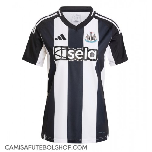 Camisa de time de futebol Newcastle United Replicas 1º Equipamento Feminina 2024-25 Manga Curta